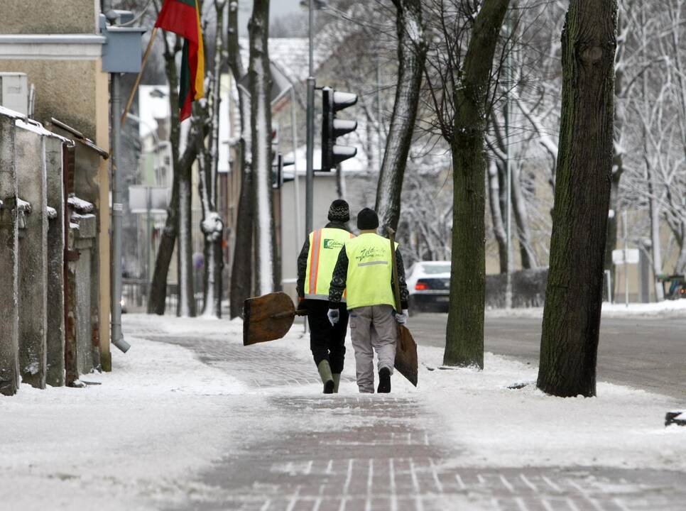 Kelininkai išlaikė antrąjį egzaminą sniegu