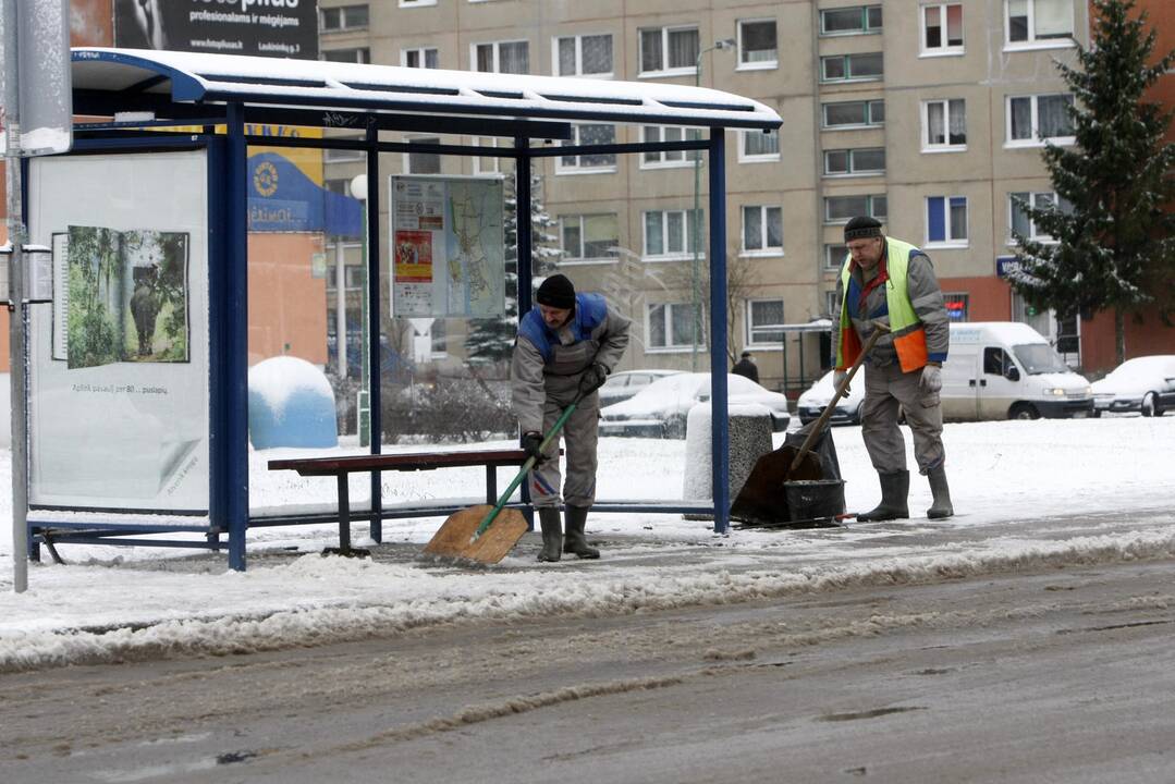 Kelininkai išlaikė antrąjį egzaminą sniegu