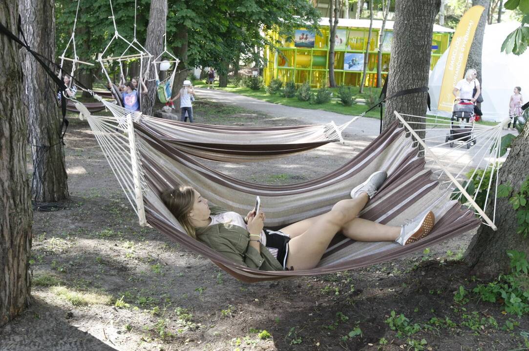 Palangoje atidarytas vasaros pramogų parkas