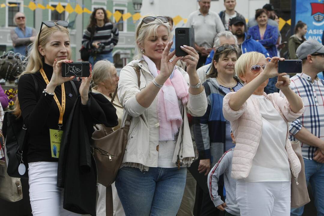 Uostamiestyje muzikos garsai liejasi laisvai