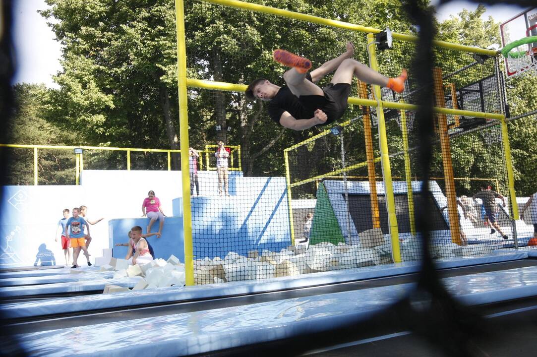 Palangoje atidarytas vasaros pramogų parkas