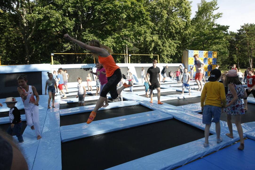 Palangoje atidarytas vasaros pramogų parkas