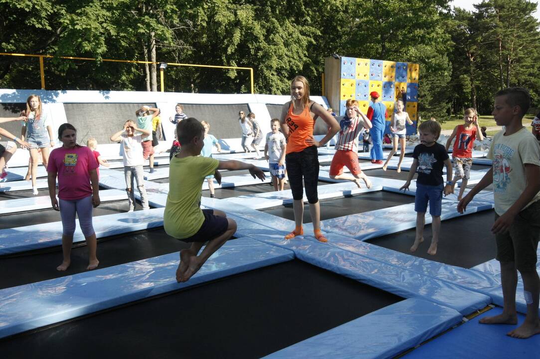 Palangoje atidarytas vasaros pramogų parkas
