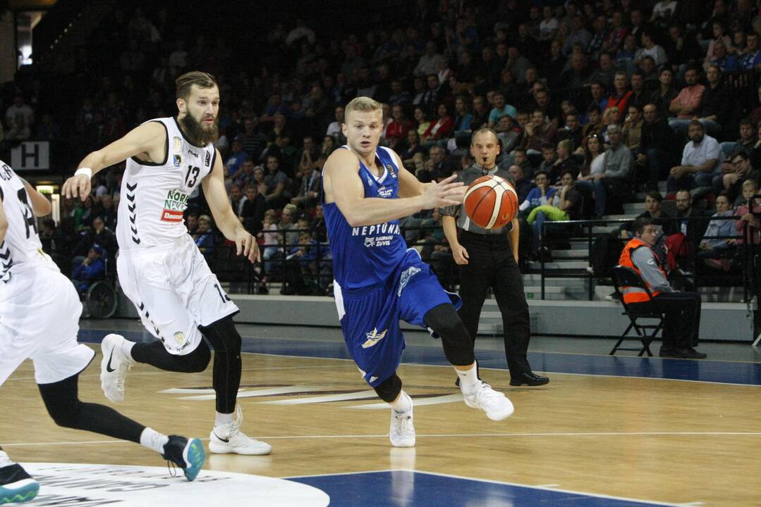 LKL krepšinio rungtynės: „Neptūnas“ – „Nevėžis“