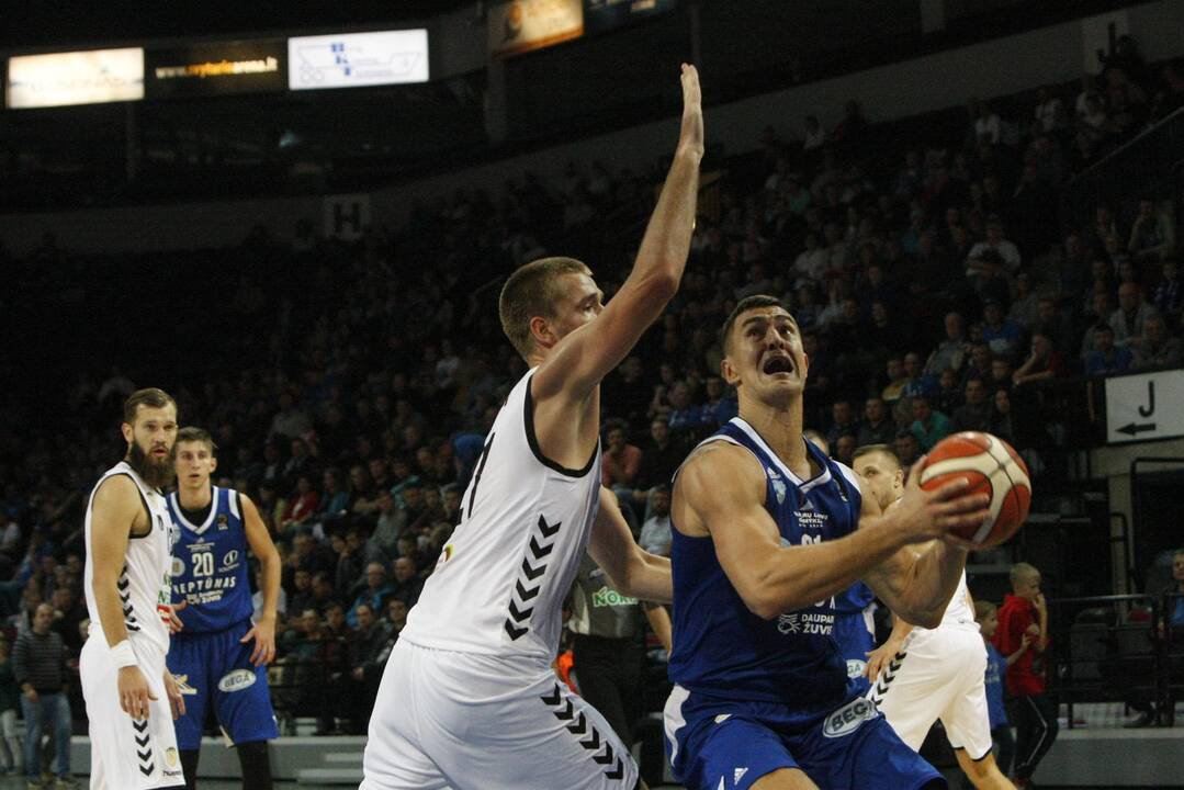 LKL krepšinio rungtynės: „Neptūnas“ – „Nevėžis“