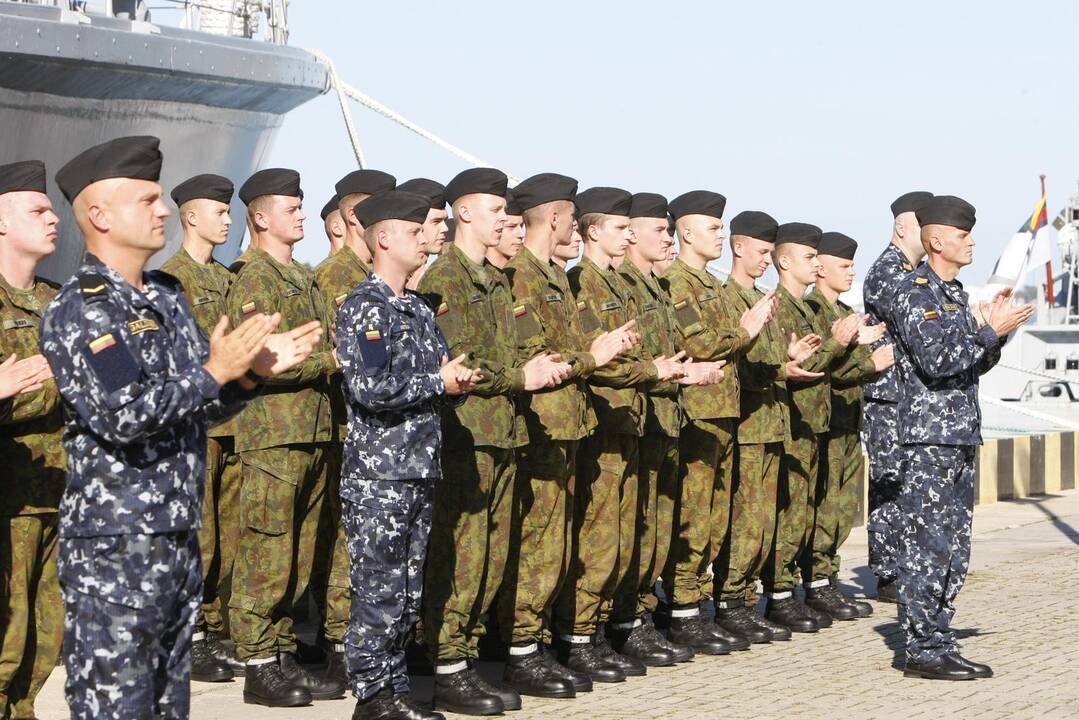 Šauktinių karių išlydėjimo į atsargą ceremonija