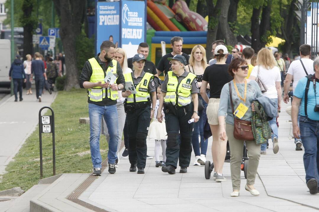 Laivų parade - pramogų vajus