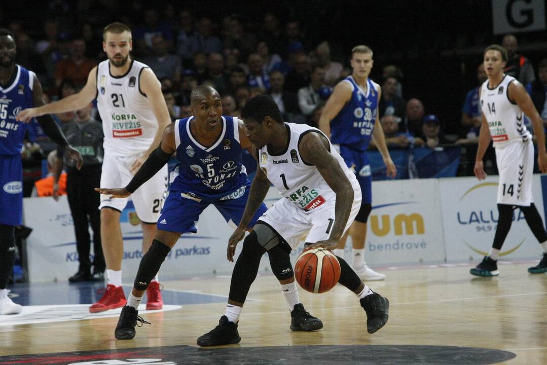 LKL krepšinio rungtynės: „Neptūnas“ – „Nevėžis“