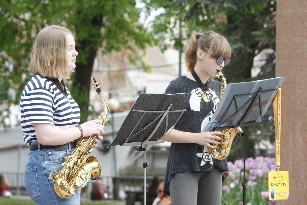 Uostamiestyje muzikos garsai liejasi laisvai