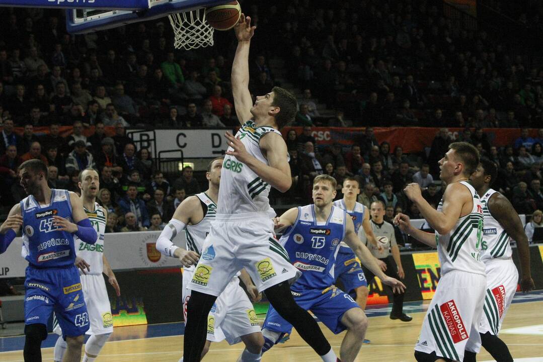 LKL rungtynės „Neptūnas” - „Žalgiris”