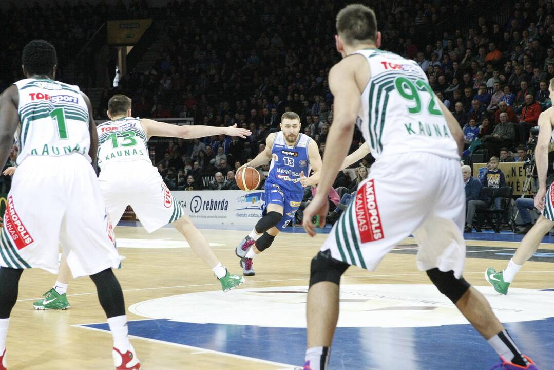 LKL rungtynės „Neptūnas” - „Žalgiris”