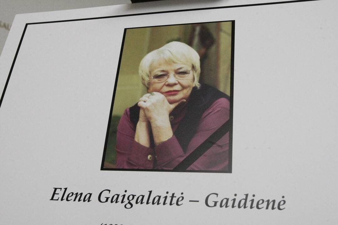 Elenos Gaigalaitės - Gaidienės laidotuvės