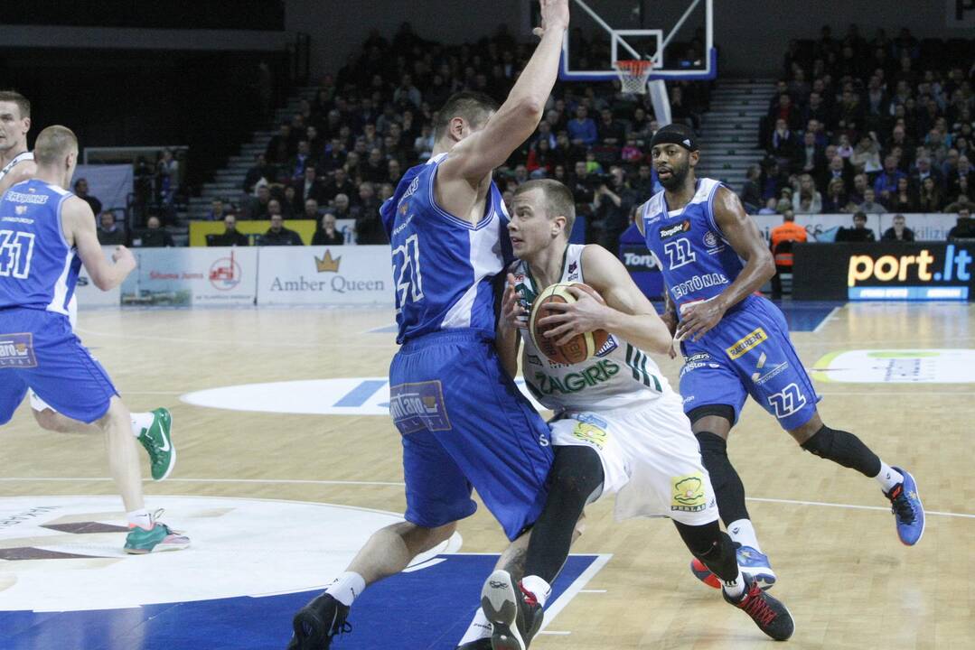 LKL rungtynės „Neptūnas” - „Žalgiris”