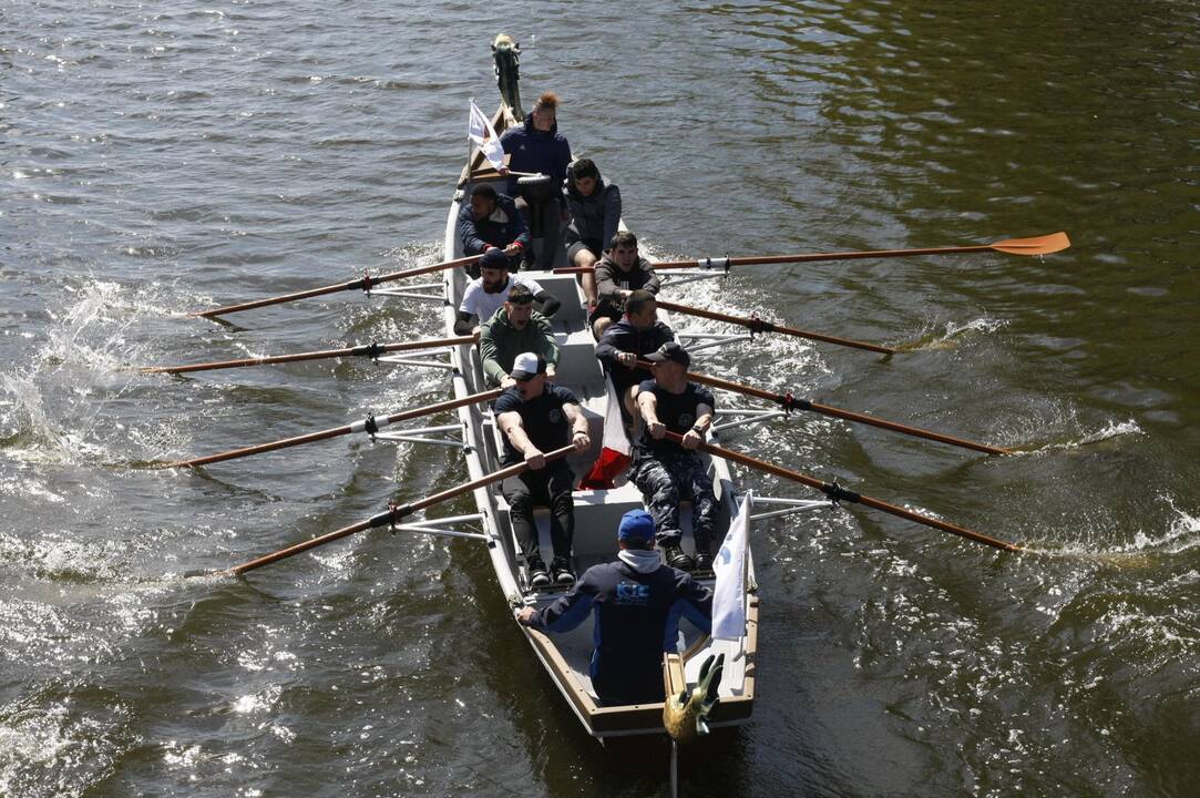 Vikingų valčių varžybos Dangėje