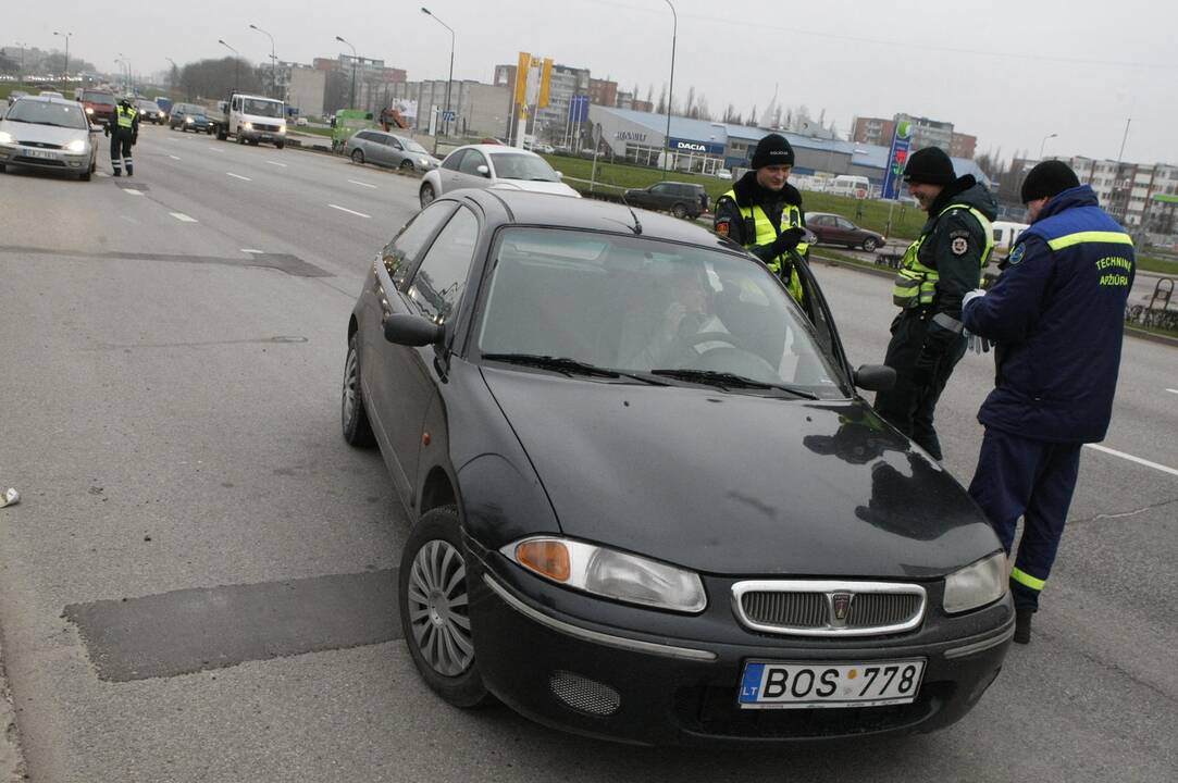 Policijos reidas Klaipėdoje