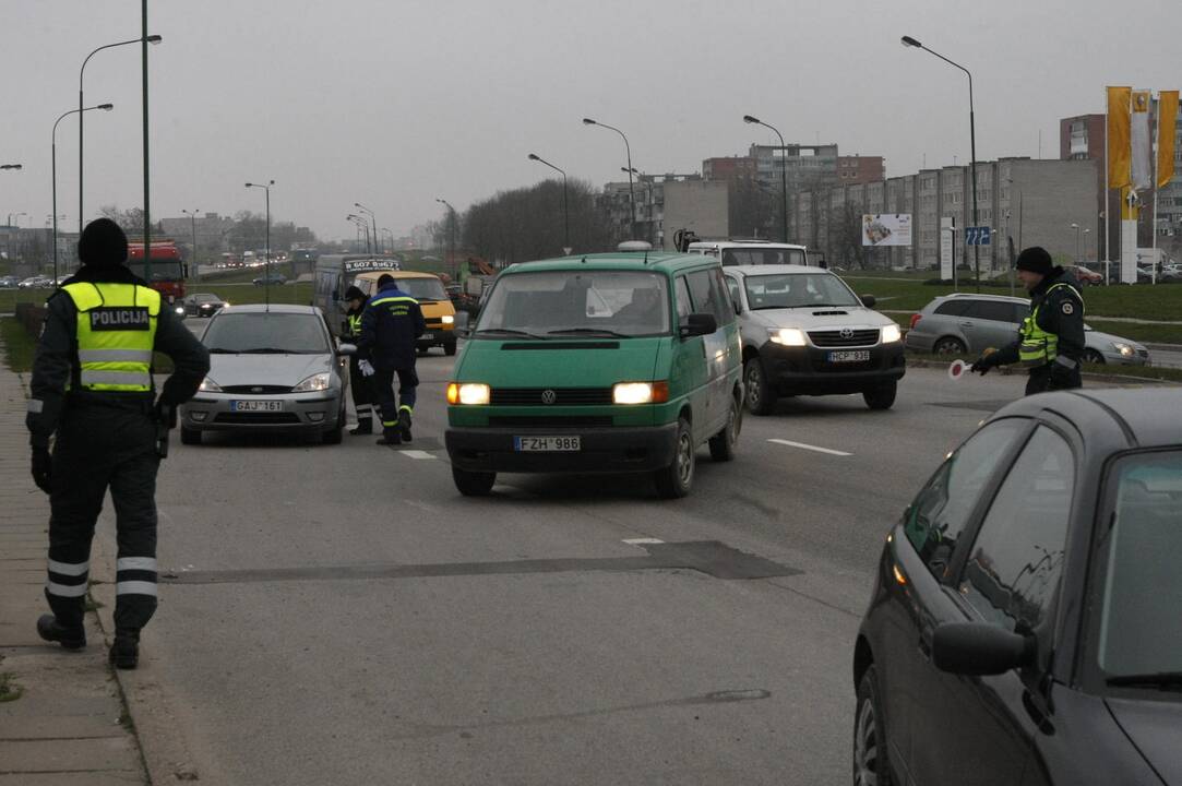 Policijos reidas Klaipėdoje