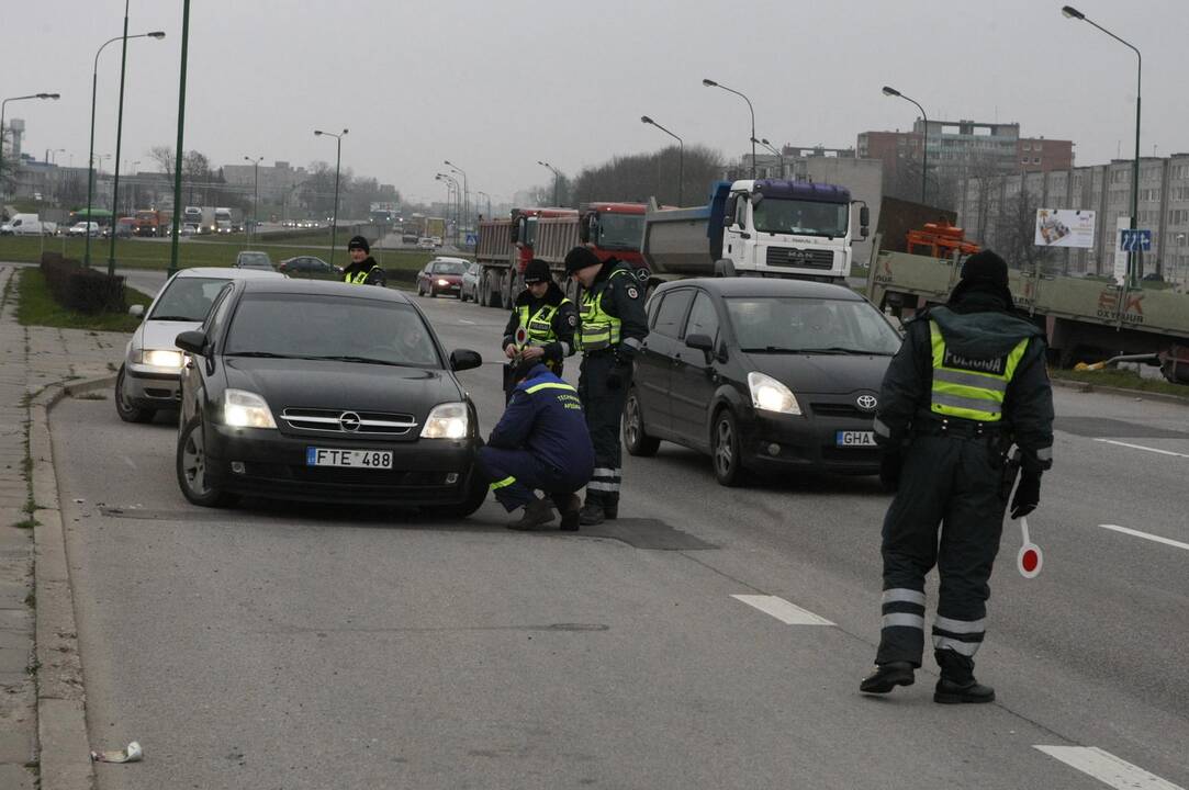 Policijos reidas Klaipėdoje