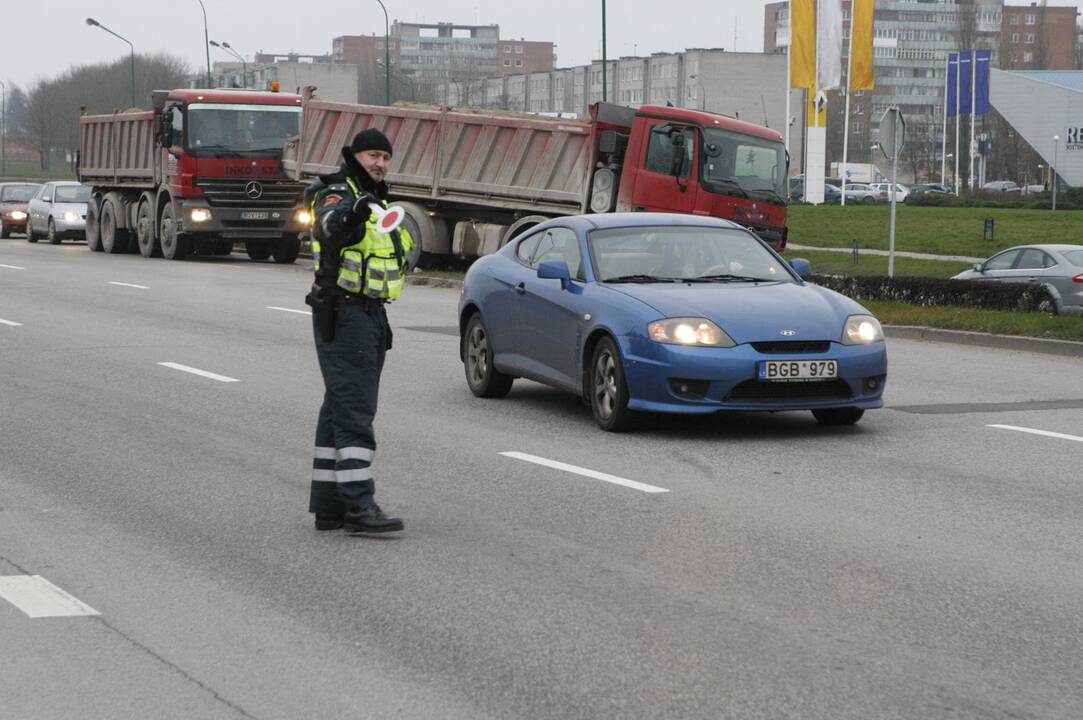 Policijos reidas Klaipėdoje