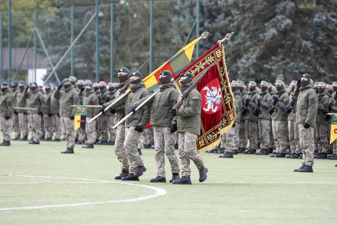 Klaipėdoje privalomosios pradinės karo tarnybos kariai prisiekė negailėti gyvybės