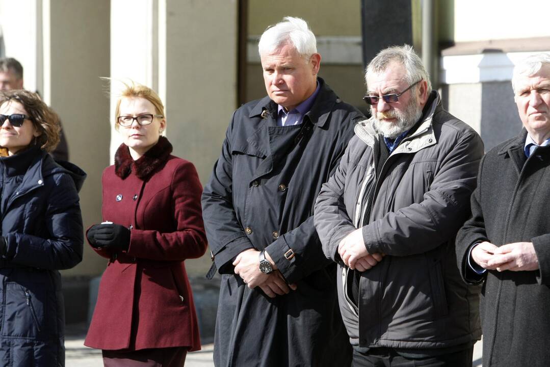 Tylos minutė Klaipėdoje