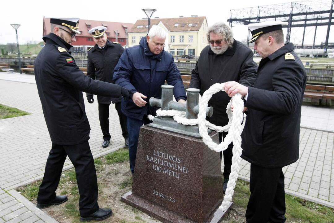 Laivo knechto atidengimo ceremonija