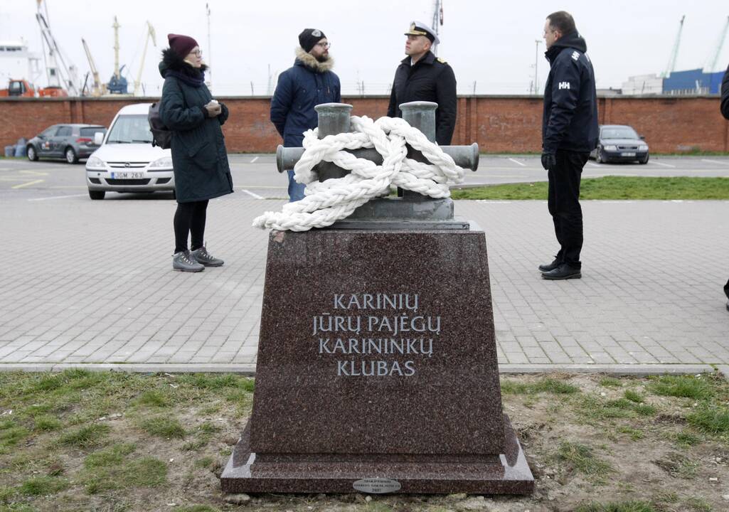 Laivo knechto atidengimo ceremonija
