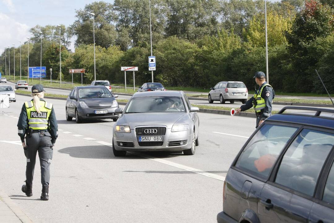 Policijos reidas Klaipėdoje