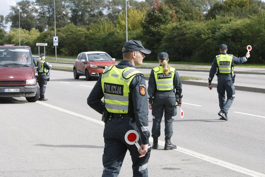 Policijos reidas Klaipėdoje