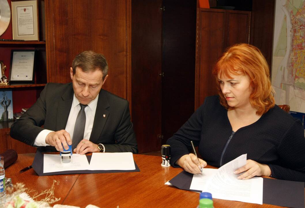 Pasirašyta sutartis dėl Pamario gatvės rekonstravimo