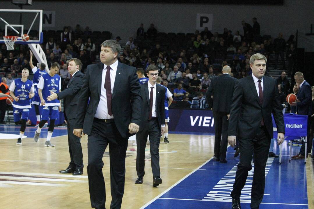 LKL krepšinio rungtynės: „Neptūnas“- „Lietkabelis“