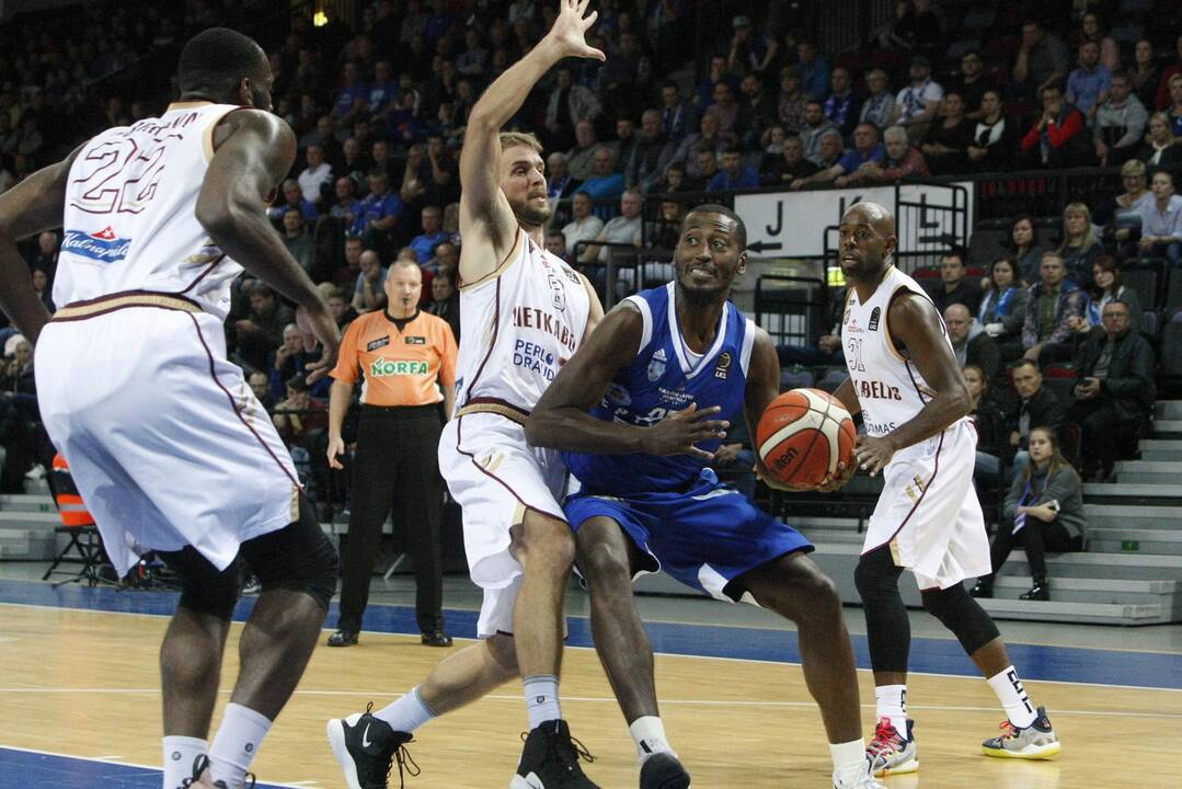 LKL krepšinio rungtynės: „Neptūnas“- „Lietkabelis“