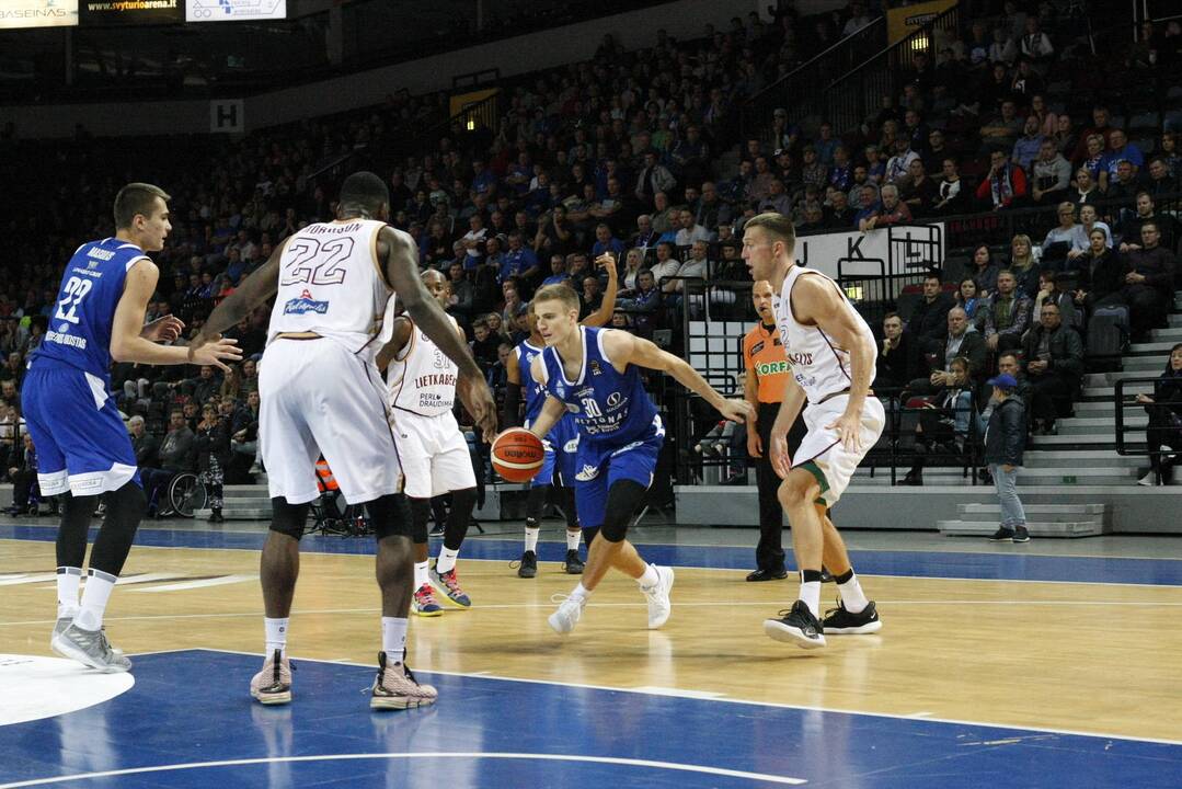 LKL krepšinio rungtynės: „Neptūnas“- „Lietkabelis“