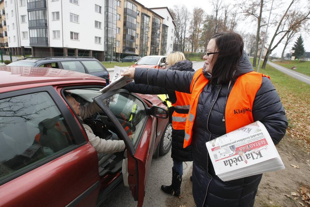 Dienraščio "Klaipėda" jubiliejinė akcija kelyje