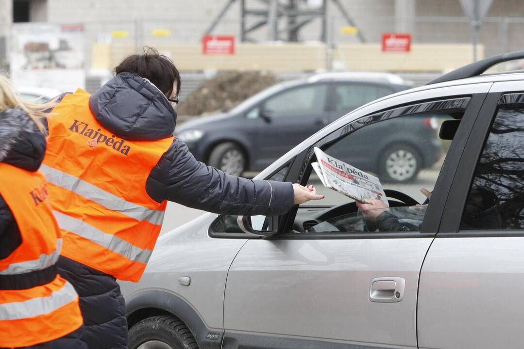 Dienraščio "Klaipėda" jubiliejinė akcija kelyje