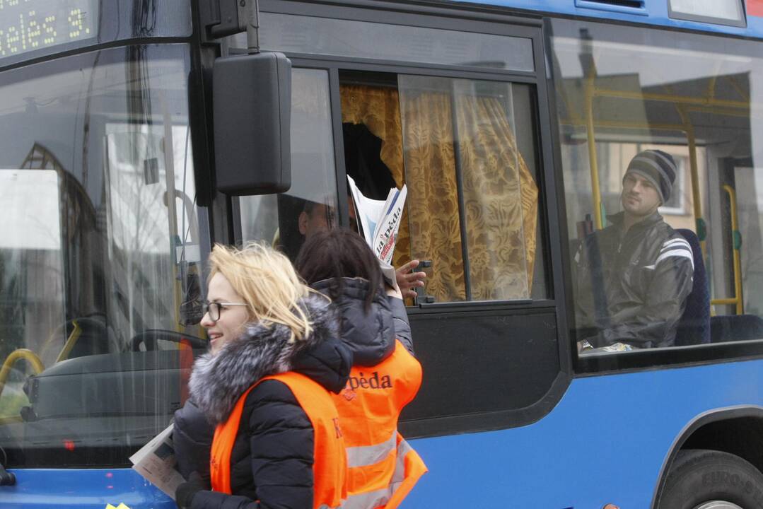 Dienraščio "Klaipėda" jubiliejinė akcija kelyje