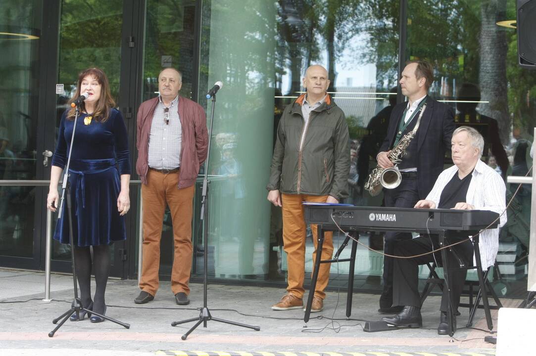 Stasio Povilaičio parašo atidengimas Palangoje