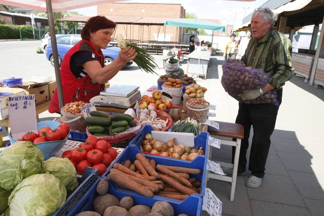 Naujajame turguje - pavasario šurmulys