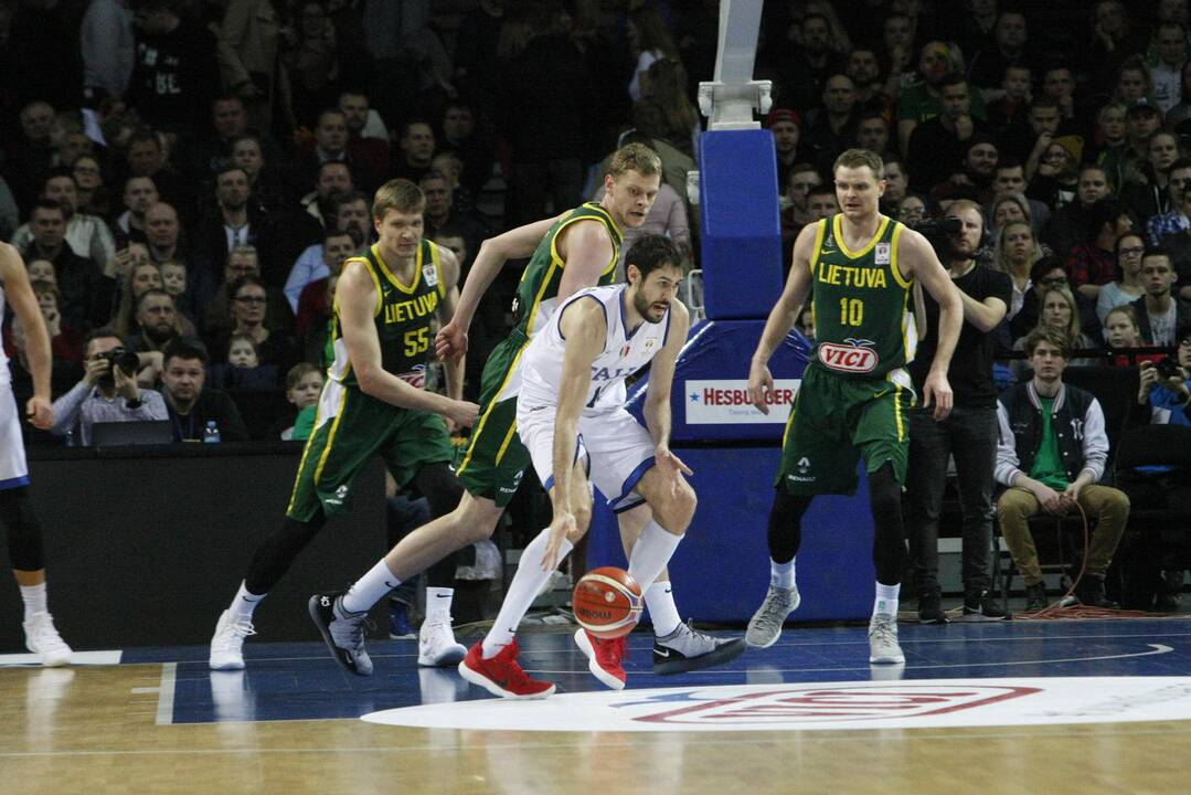 Lietuva – Italija. FIBA Pasaulio taurės atranka