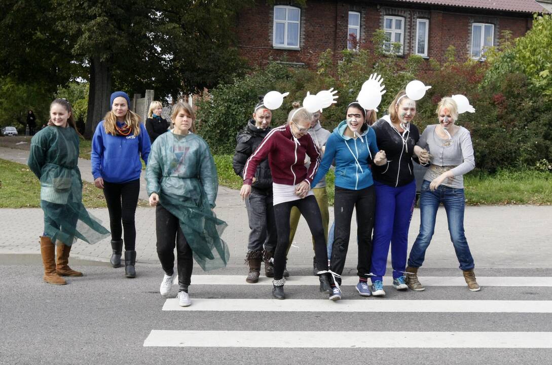 Klaipėdos valstybinėje kolegijoje - pirmakursių krikštynos