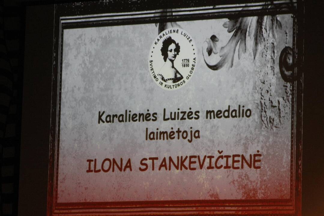 Luizės medaliai –  mokytojams