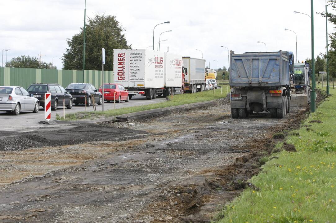 Jūrininkų prospekte prasidėjo remontas