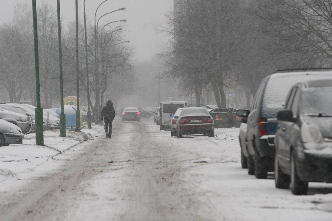 Į uostamiesčio gatves išvažiavo kelininkai