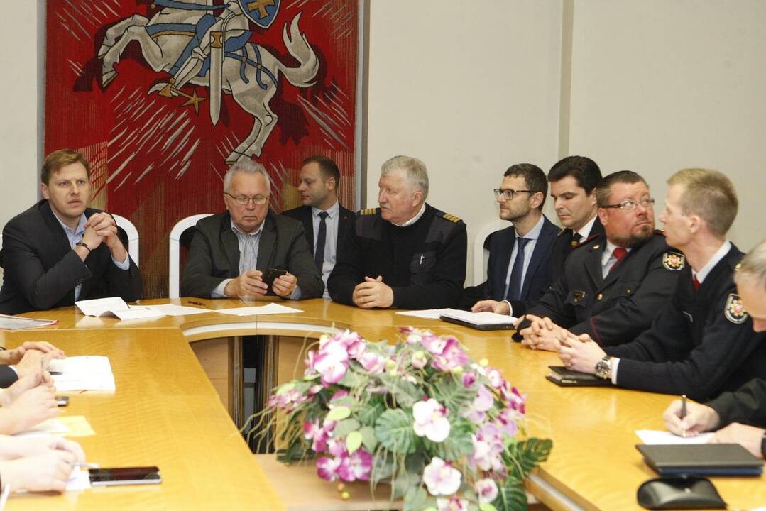 Pasitarimas dėl padidėjusios taršos