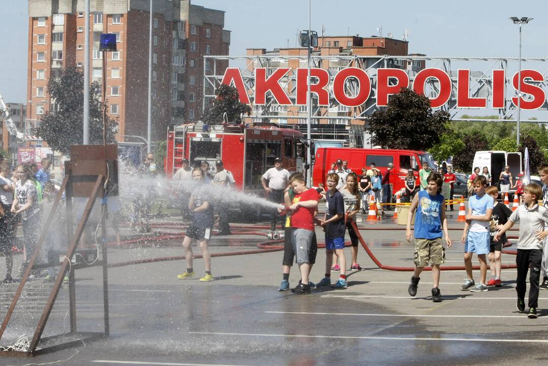 Jaunųjų ugniagesių šventė Klaipėdoje