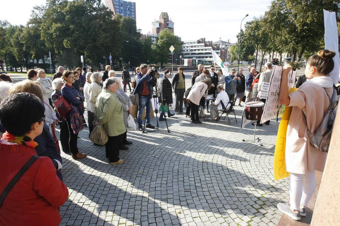 Žaliųjų piketas Klaipėdoje