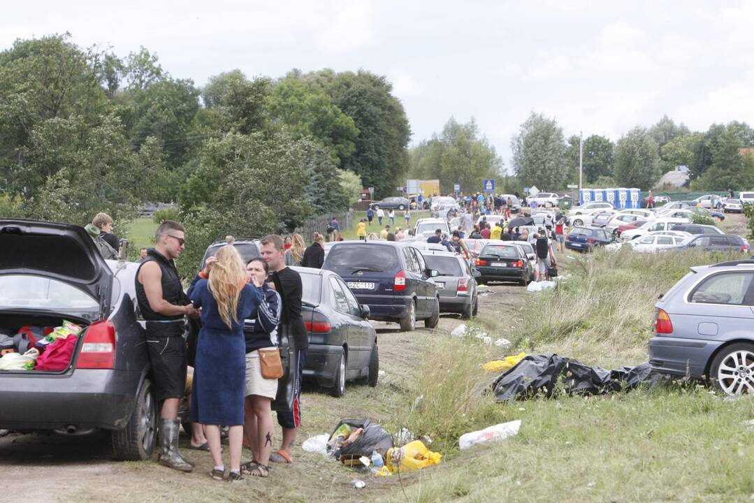 Festivalio „Karklė 2014 Live Music Beach“ dalyviai traukia namo