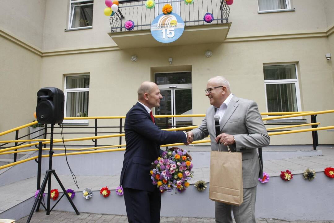 Senelių namuose – sukakties džiaugsmas