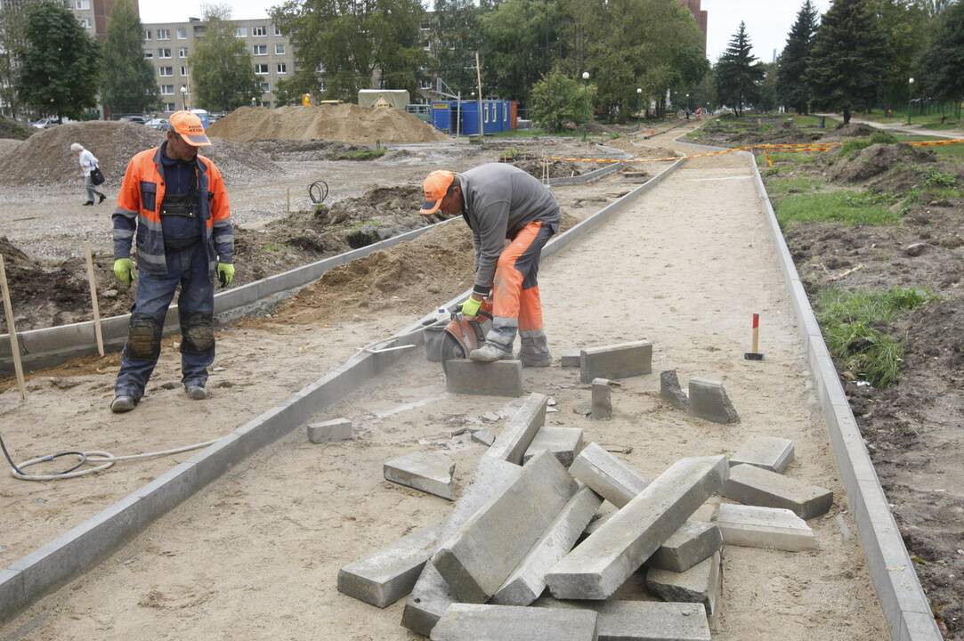 Pietinėje miesto dalyje – permainos