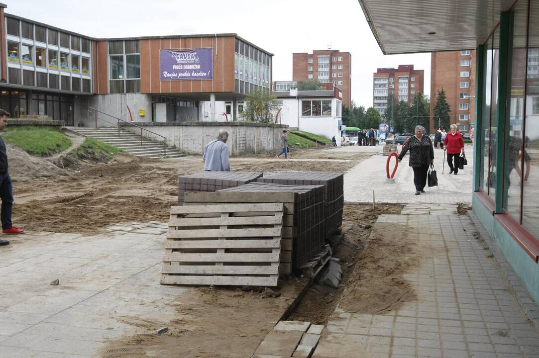 Pietinėje miesto dalyje – permainos