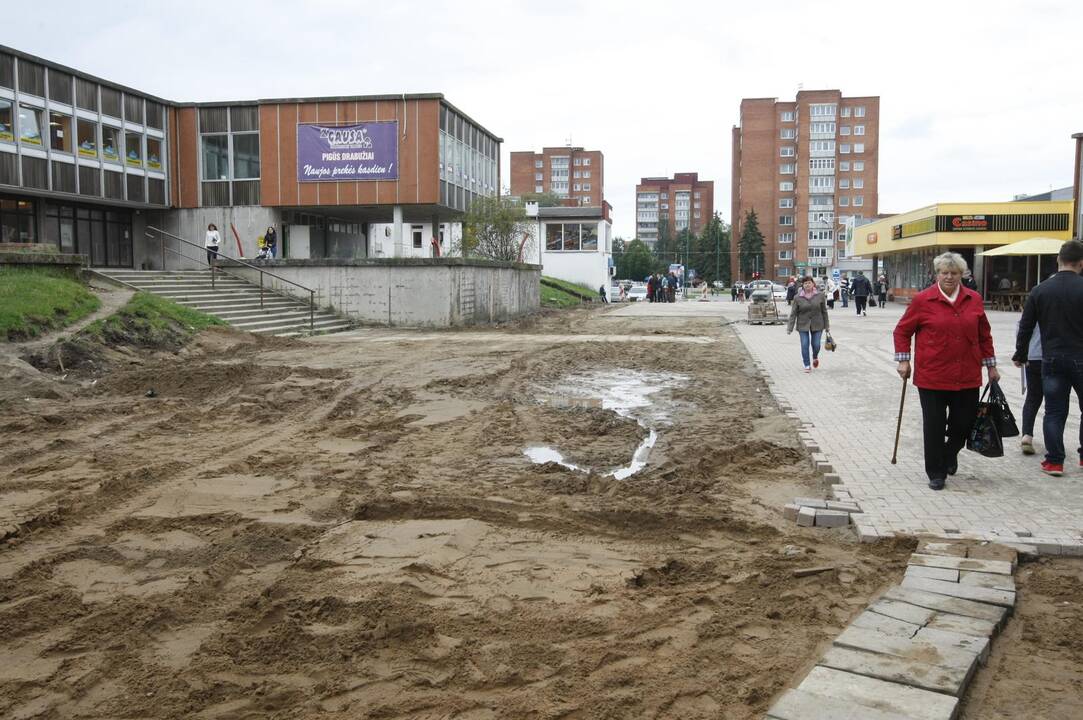 Pietinėje miesto dalyje – permainos